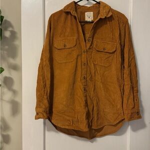 Billabong Corduroy Button-Up Shirt Jacket